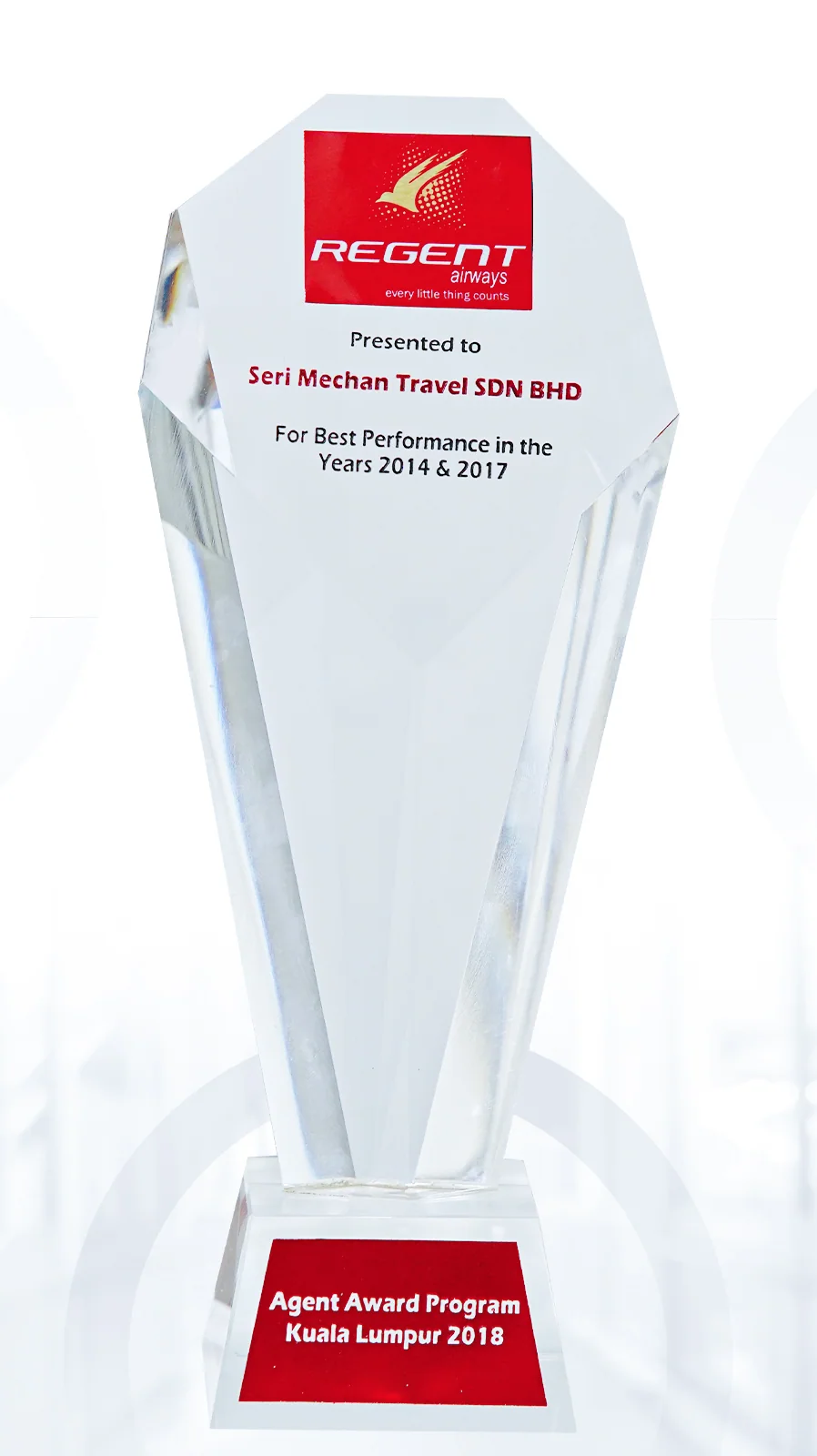 Regent Airways Best Performance
